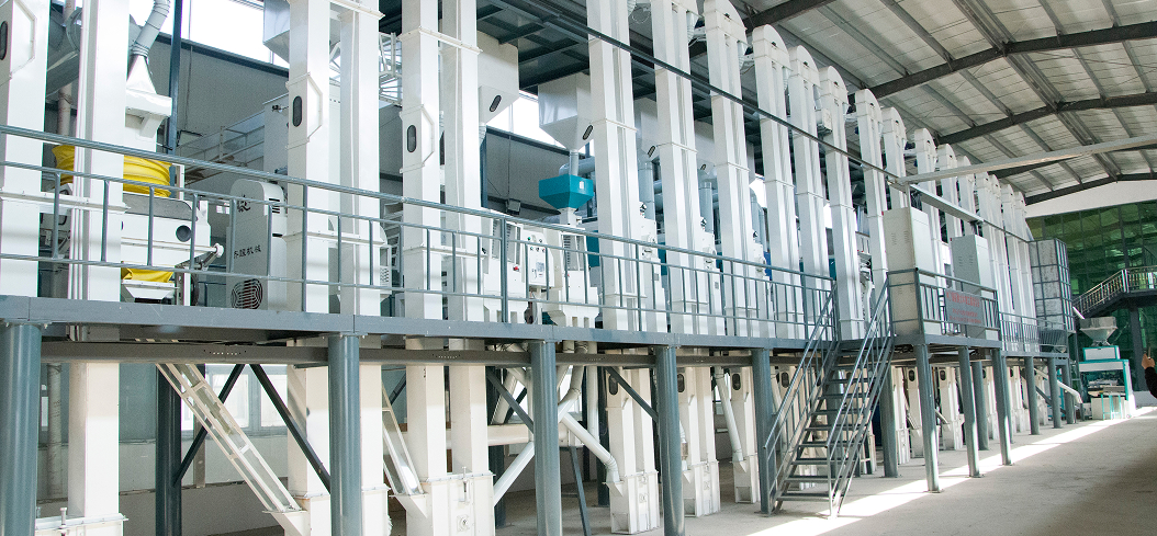 100TPD Rice Milling Production Line Project Case
