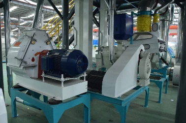 Peeling and Crushing Section