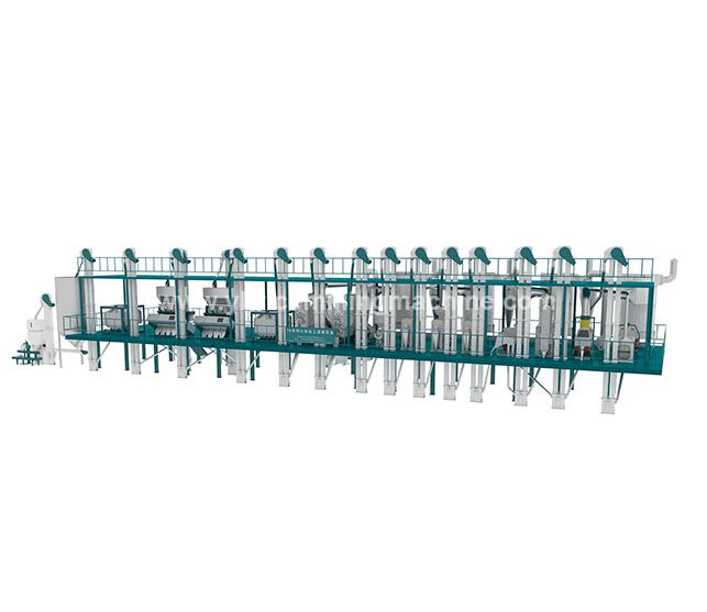 Turnkey Project Rice Milling Machine with ISO Certificate