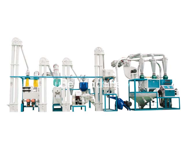 500kg/h hot selling in Africa Market maize/corn flour mill machine