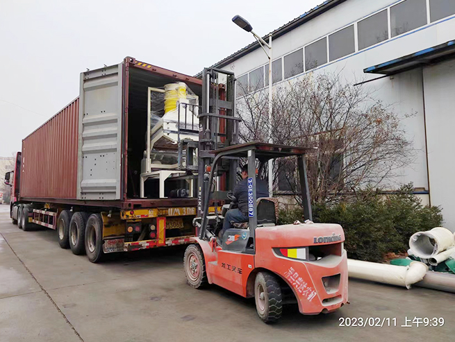 Cleaning machine -delivery to Nigeria